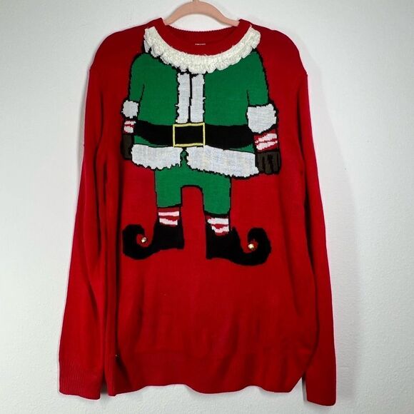 H&M Womens Ladies Knitted Christmas Xmas Oversized Baggy Jumper Size M - Picture 2 of 11